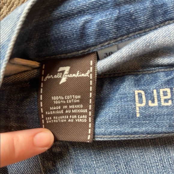 7 for All Mankind Standard Fit Medium-Wash Denim Jeans - Picture 4 of 6